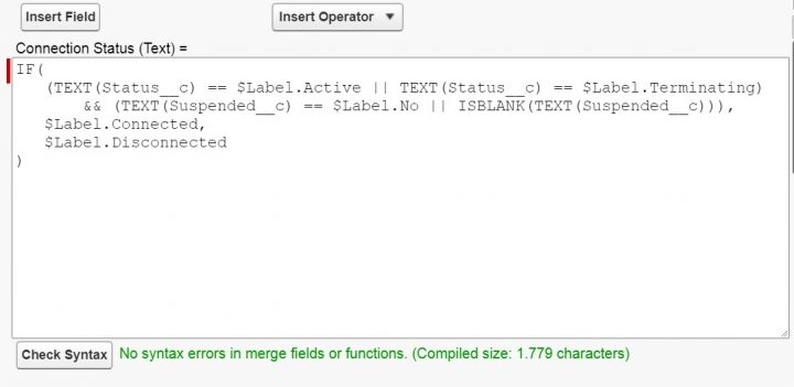 How to fix 'Incorrect parameter type for function ‘ISPICKVAL()’' - TrueSolv