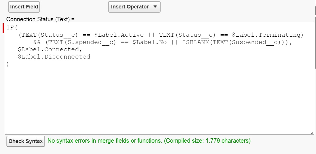 How to fix 'Incorrect parameter type for function ‘ISPICKVAL()’' - TrueSolv