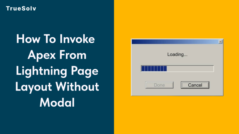 How to invoke Apex from Lightning page layout without modal