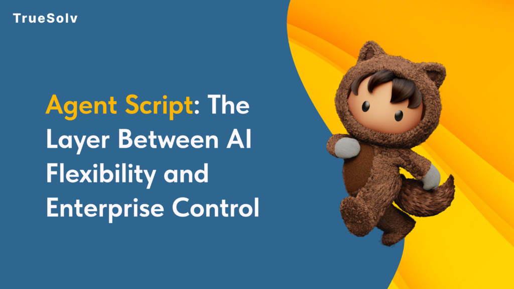 Agent Script decision flow comparison — probabilistic agent vs controlled agent with Salesforce Agent Script