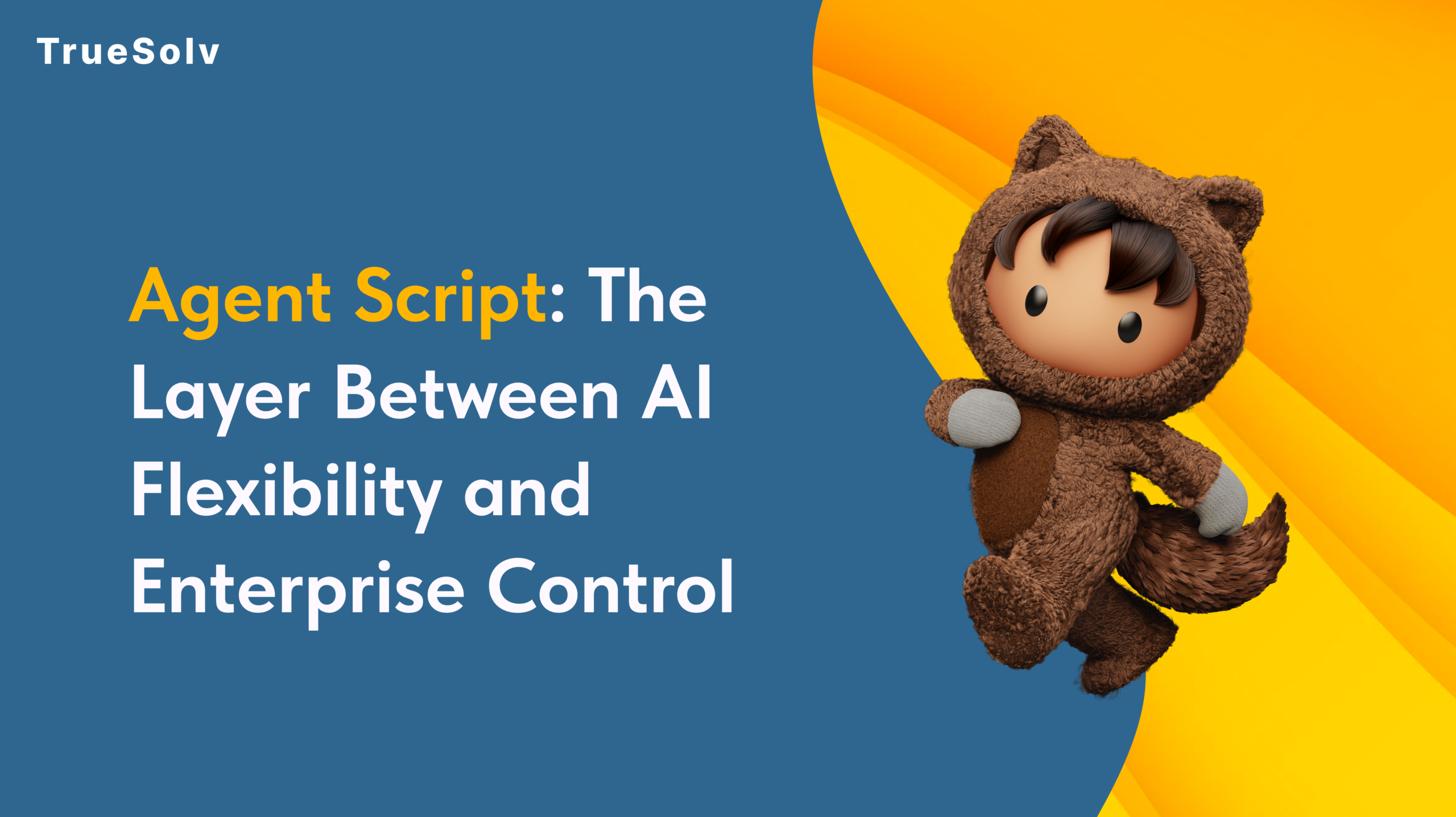 Agent Script decision flow comparison — probabilistic agent vs controlled agent with Salesforce Agent Script