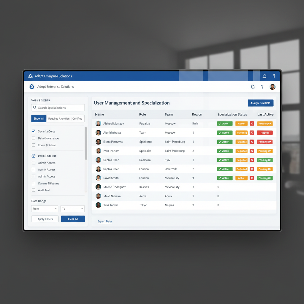 Specialization Metadata interface in Salesforce
