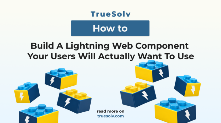 Lightning Web Component adoption diagram showing a single scoped task replacing a multi click workflow
